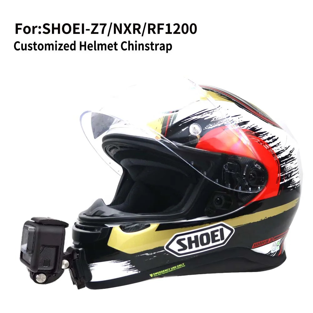 TUYU For SHOEI Hornet ADV GT Air 2 X15 X14 Z8 Z7 Customized CNC Aluminium Helmet Chin Mount for GoPro Insta360 DJI Accessories