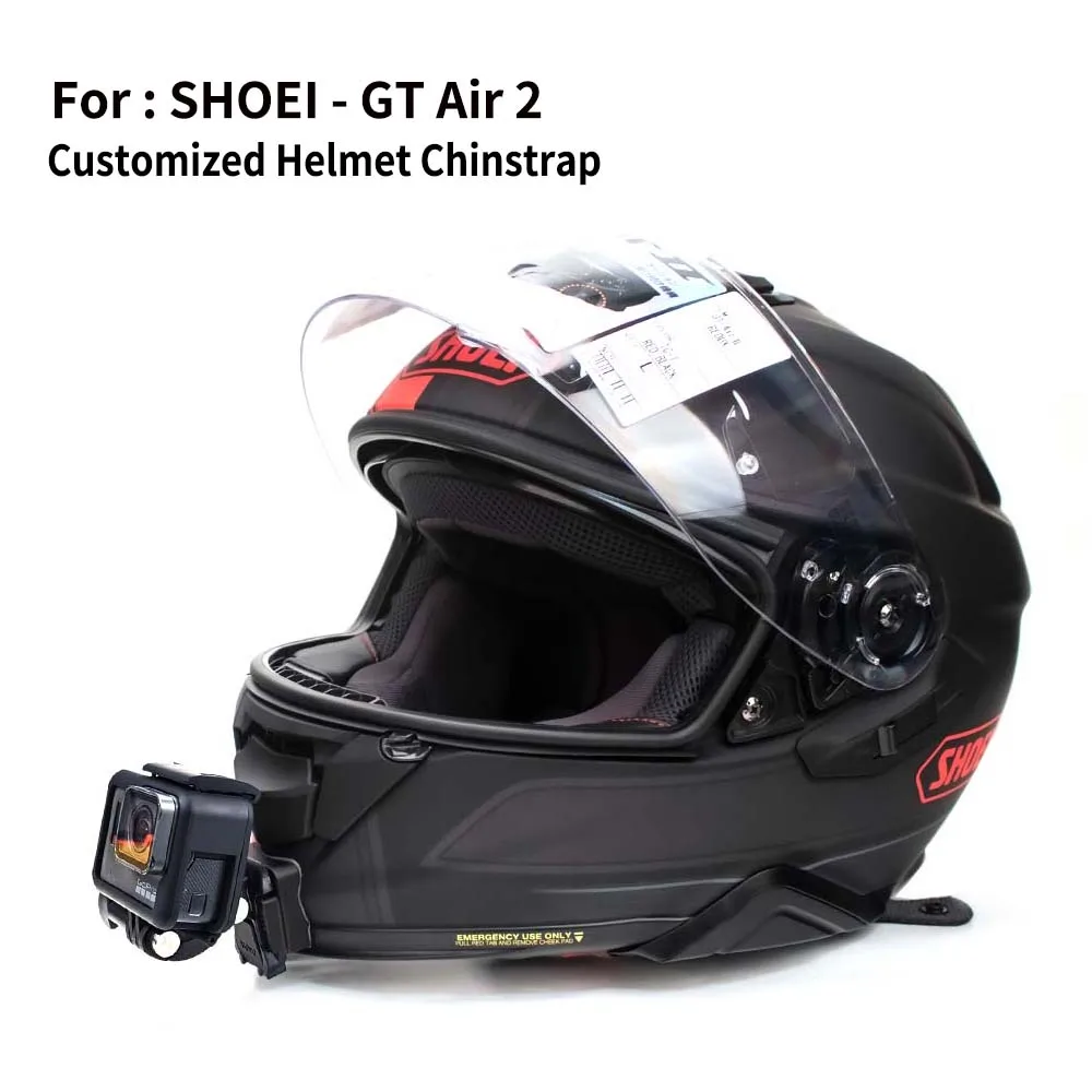 TUYU For SHOEI Hornet ADV GT Air 2 X15 X14 Z8 Z7 Customized CNC Aluminium Helmet Chin Mount for GoPro Insta360 DJI Accessories