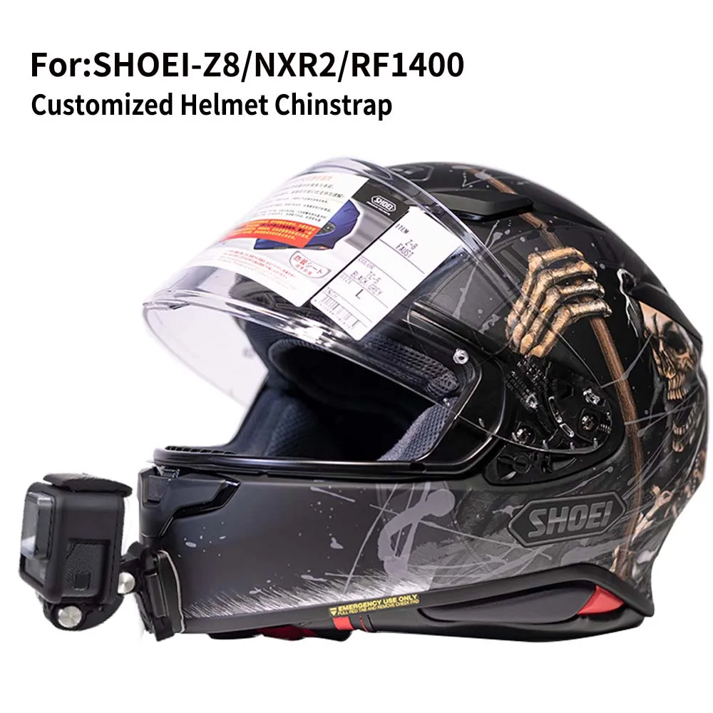 TUYU For SHOEI Hornet ADV GT Air 2 X15 X14 Z8 Z7 Customized CNC Aluminium Helmet Chin Mount for GoPro Insta360 DJI Accessories