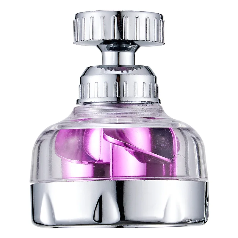 Kitchen Faucet Nozzle Adapter Bent Water Saving Tap Aerator Rotatable 360 Diffuser Swivel Head Bath Faucet Shower Bubbler