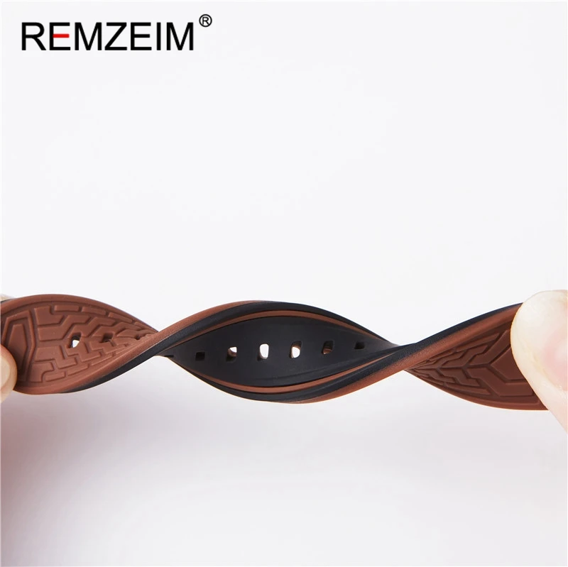 Premium Silicone Watch Band Quick Release Rubber Watch Strap 20mm 22mm 24mm Watch Strap Watch Replacement Watchband Green