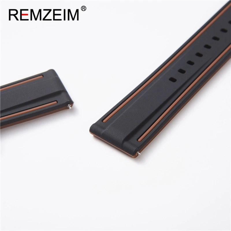Premium Silicone Watch Band Quick Release Rubber Watch Strap 20mm 22mm 24mm Watch Strap Watch Replacement Watchband Green