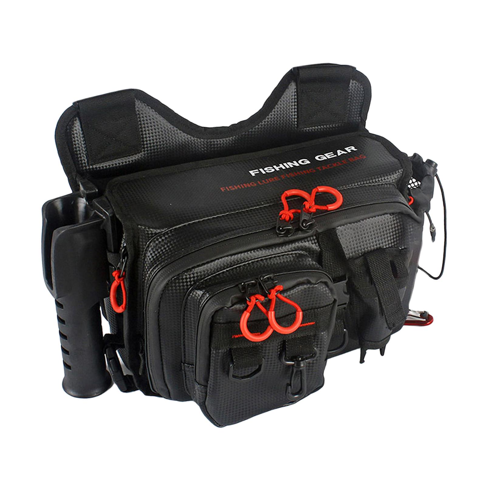 Lure Bag Waterproof Handbag Organizer Fishing Tackle Bag for Camping Outdoor Carp Fishing Holdall Carryall Luggage Bag