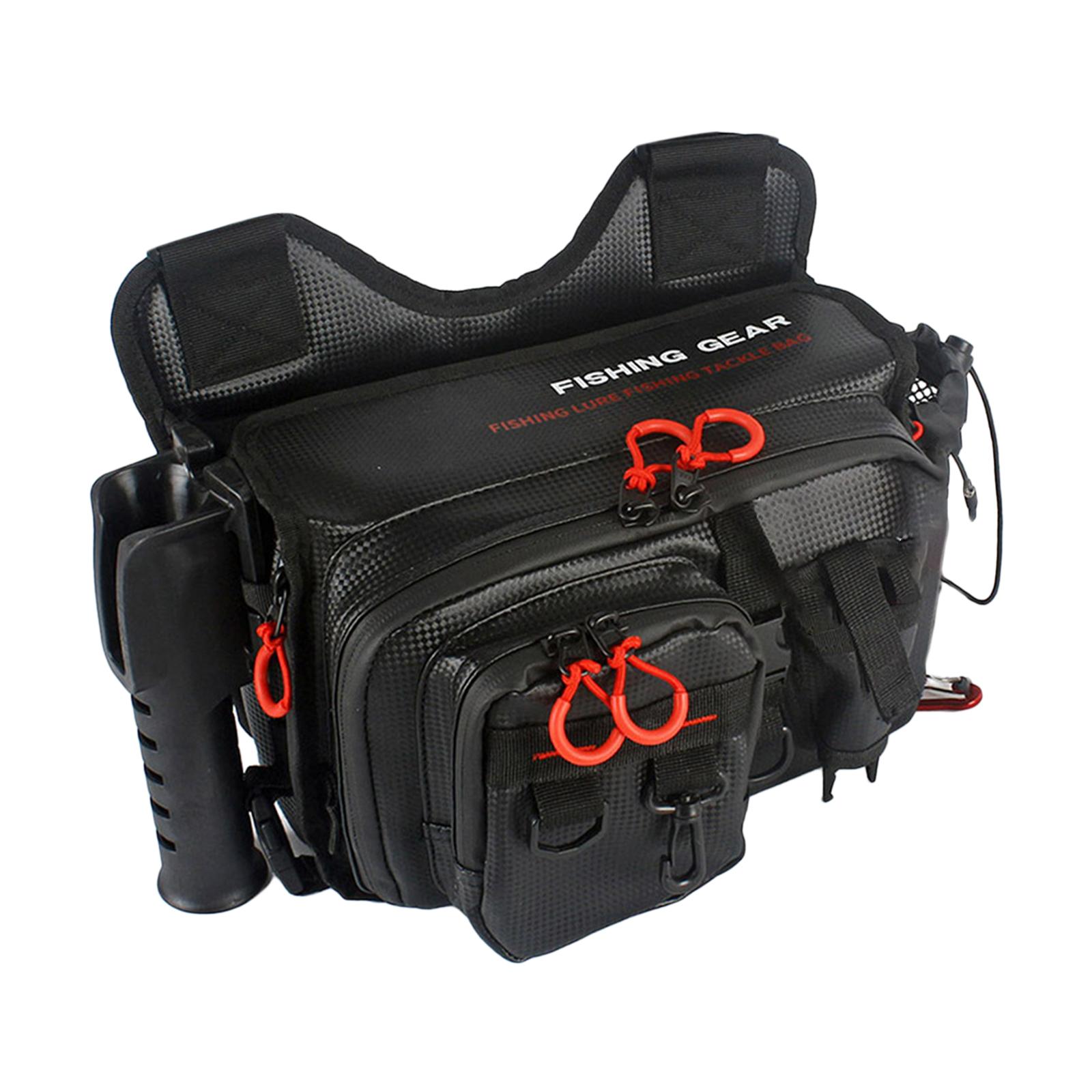 Lure Bag Waterproof Handbag Organizer Fishing Tackle Bag for Camping Outdoor Carp Fishing Holdall Carryall Luggage Bag