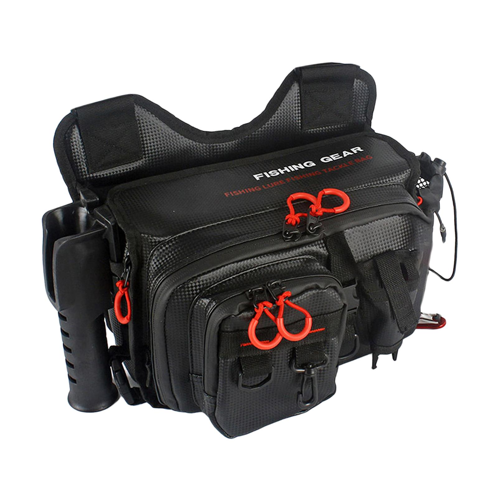 Lure Bag Waterproof Handbag Organizer Fishing Tackle Bag for Camping Outdoor Carp Fishing Holdall Carryall Luggage Bag