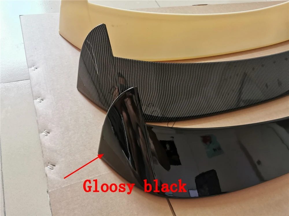For Seat LEON MK3 5F FR Style Hatchback 5Doors 2012 -2020 ABS Rear Spoiler Lip Trunk Wing Not Fit 3Doors and station wagon