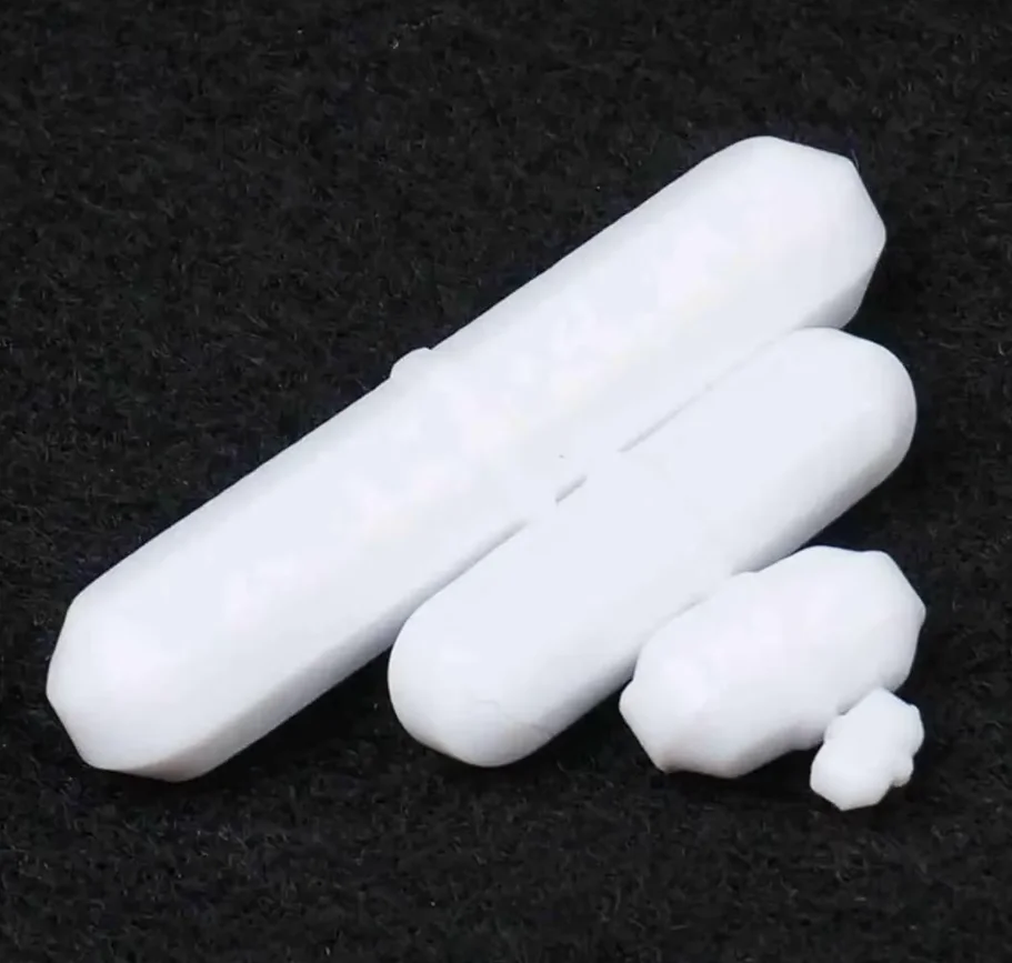 2pcs Stirrer Bar Length 6/10/15/20/25/28/30/35/40/45/50/60/70/100mm PTFE Coated Magnetic Lab Stirring Tool B Type