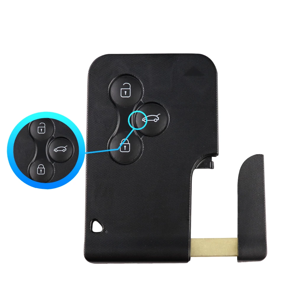 YIQIXIN 3 Button Replacement Remote Car Key Shell For Renault Clio Logan Megane 2 3 Koleos Scenic 2003-2008 Fob Smart Card Cover