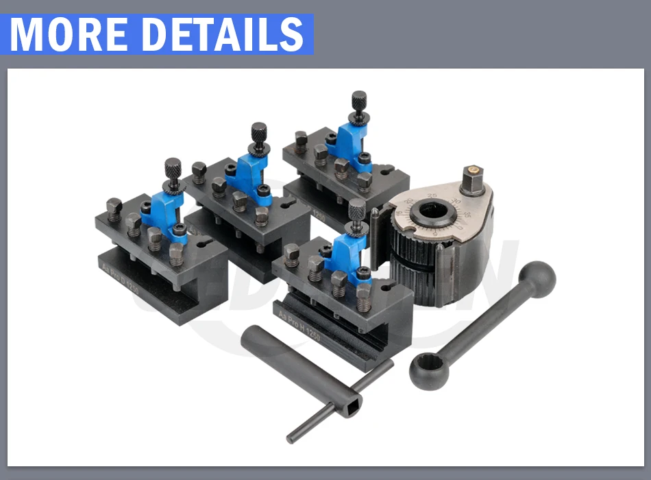 Aa Lathe Quick Change Tool Post Set WM210V&WM180V&0618 12x12mm Tool Rest For Swing Over Bed 120-220mm