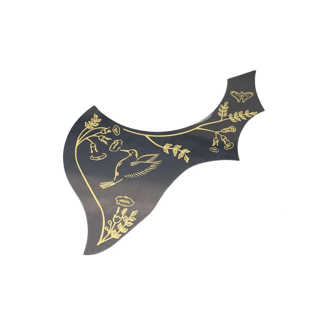 Left and Right Handed Folk Acoustic Guitar Pickguard 40' 41' Hummingbird Flower Decorative Pattern Anti-scratch Plate