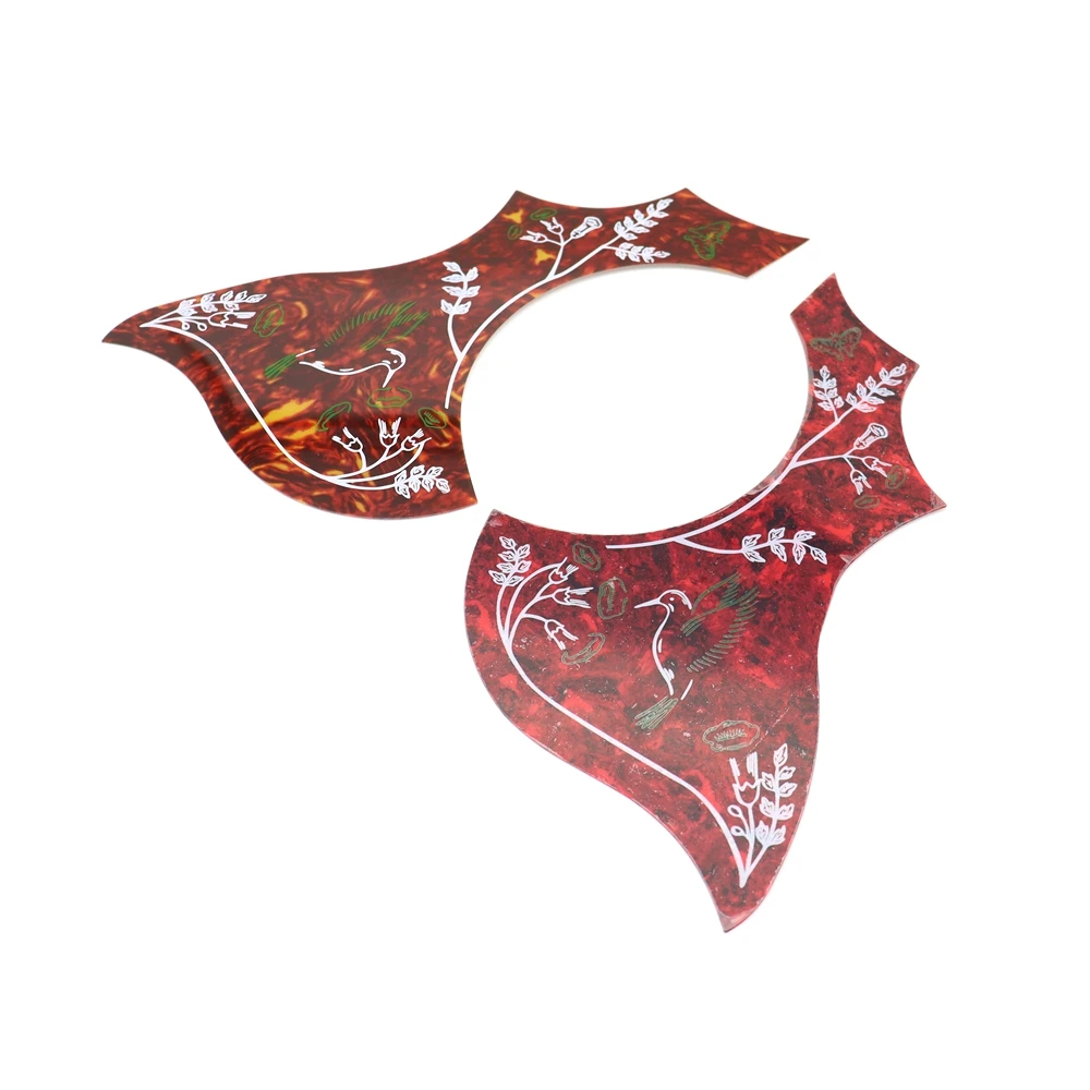Left and Right Handed Folk Acoustic Guitar Pickguard 40' 41' Hummingbird Flower Decorative Pattern Anti-scratch Plate