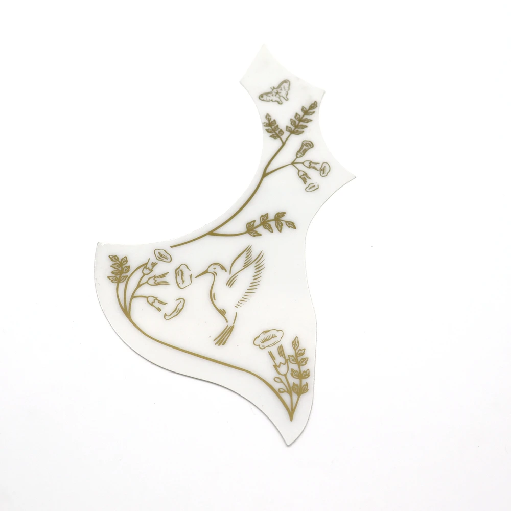 Left and Right Handed Folk Acoustic Guitar Pickguard 40' 41' Hummingbird Flower Decorative Pattern Anti-scratch Plate