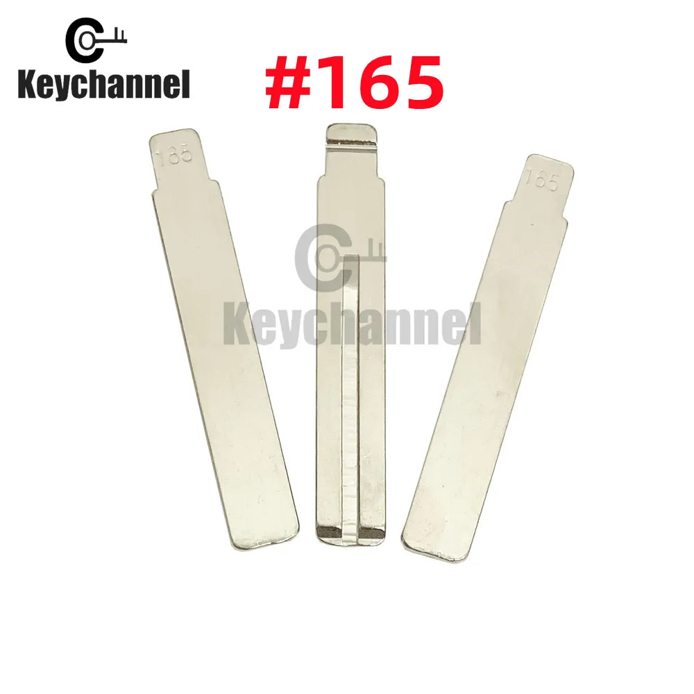 Keychannel 10pcs 165# KD Keyless Key Blade Car Emergency Remote Blade for KD KEYDIY VVDI XHORSE Smart Remote for Toyota Lexus