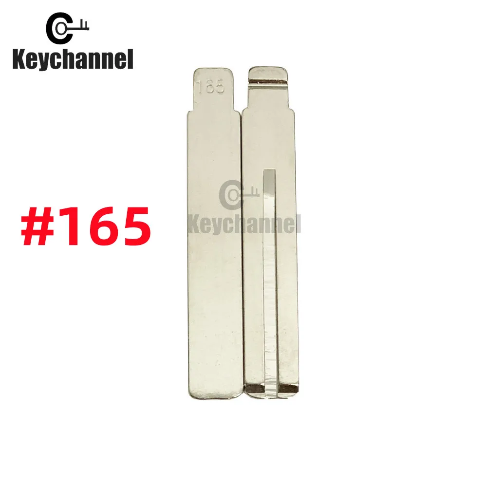 Keychannel 10pcs 165# KD Keyless Key Blade Car Emergency Remote Blade for KD KEYDIY VVDI XHORSE Smart Remote for Toyota Lexus