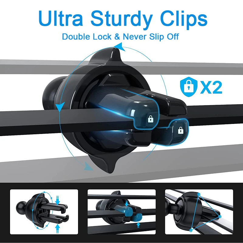 Car Air Vent Mount 17mm Ball Head for Magnetic Car Phone Holder Gravity Car Cellphone Support Stand Mount Car Charger Bracket