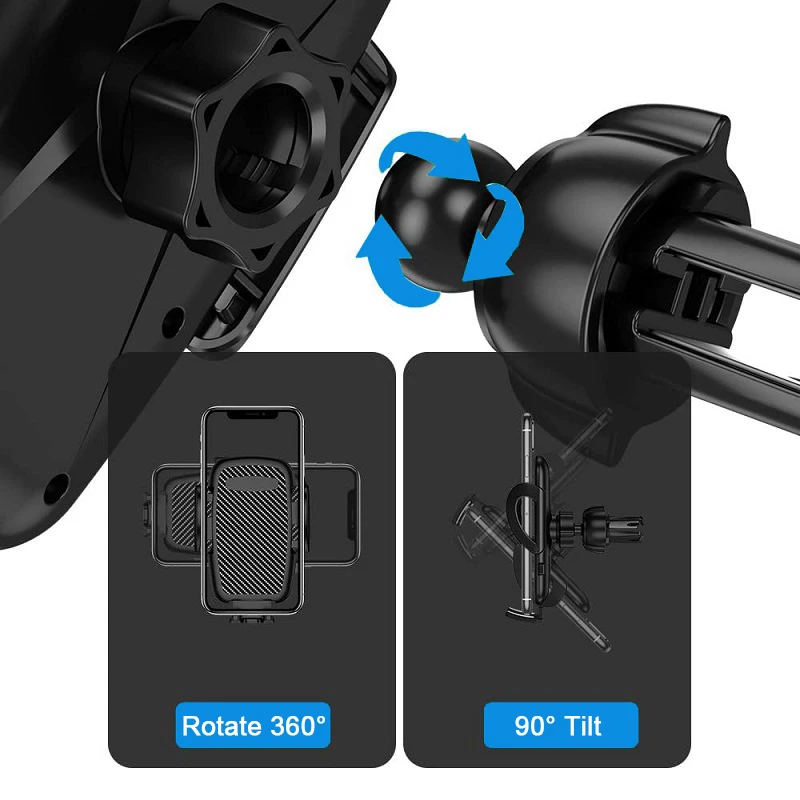 Car Air Vent Mount 17mm Ball Head for Magnetic Car Phone Holder Gravity Car Cellphone Support Stand Mount Car Charger Bracket