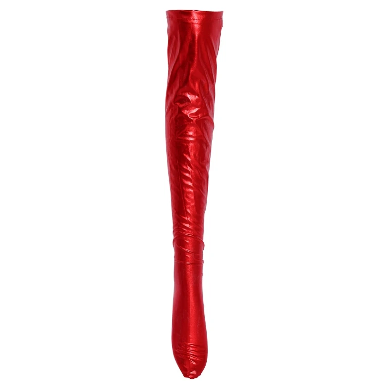 Womens Over Knee Socks Faux Leather Pants Casual Long Overknee Pantyhose Black,Red,Silver,Gold Hot! Thigh High Socks