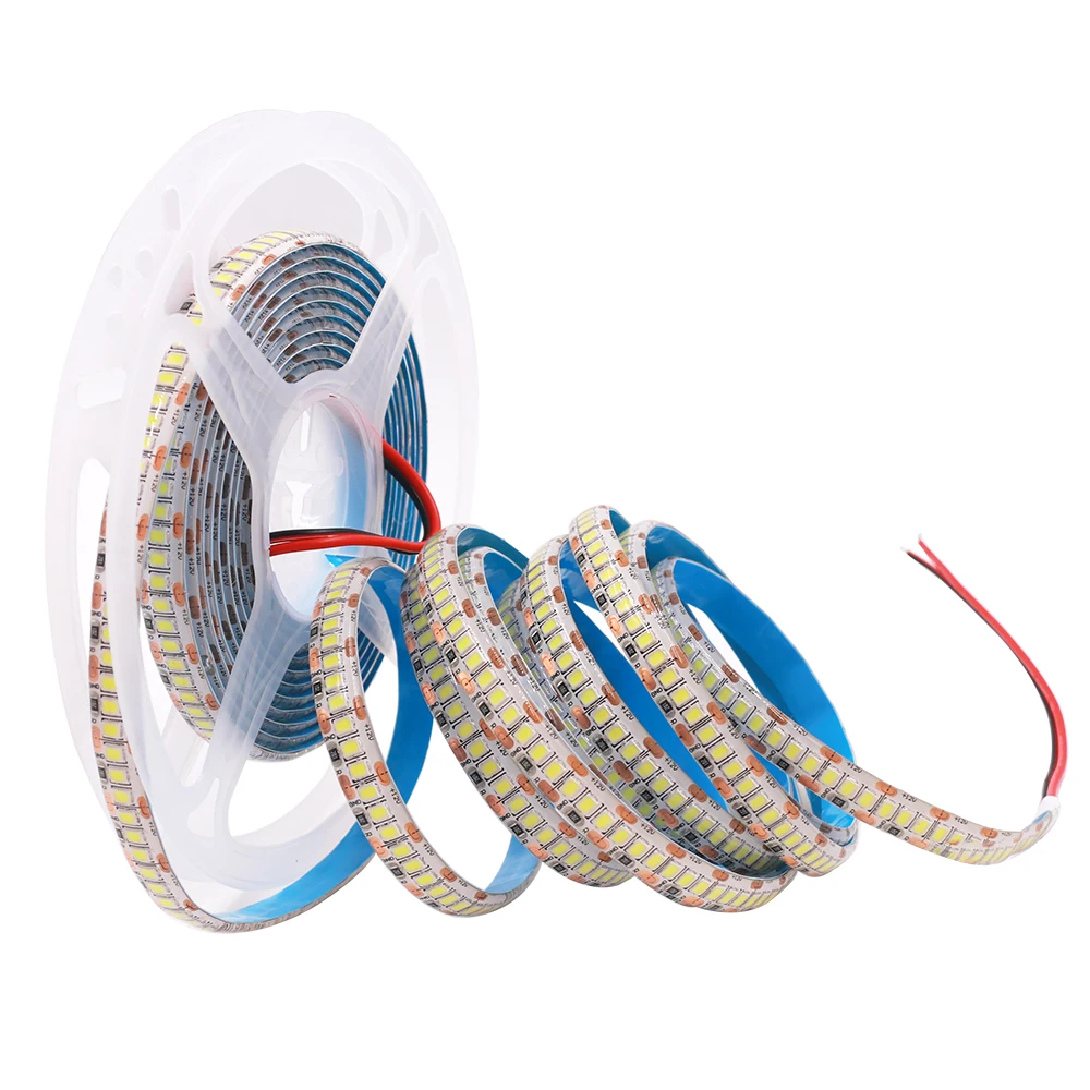 5M LED Strip Light DC 12V 24V 2835 Flexible Ribbon Diode Light 60/120/240/480 LED Stripe Warm Natural Cold White Luces Led Tape