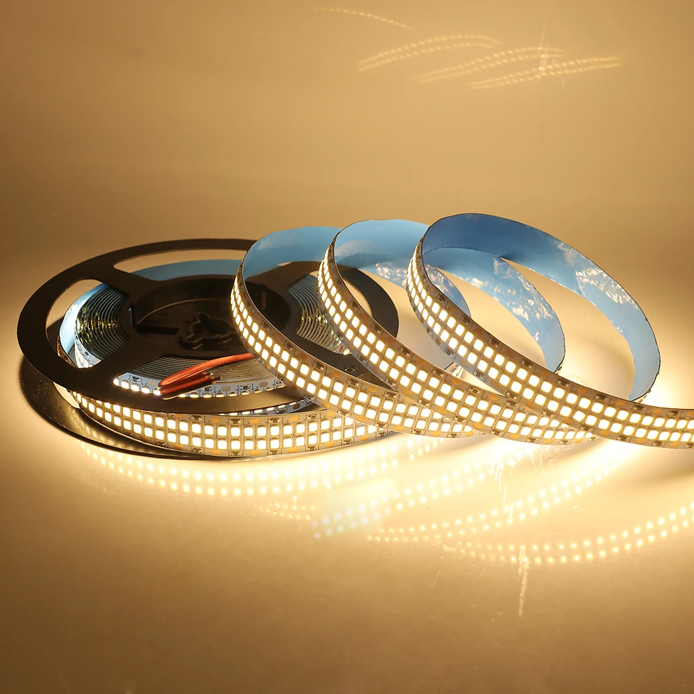 5M LED Strip Light DC 12V 24V 2835 Flexible Ribbon Diode Light 60/120/240/480 LED Stripe Warm Natural Cold White Luces Led Tape