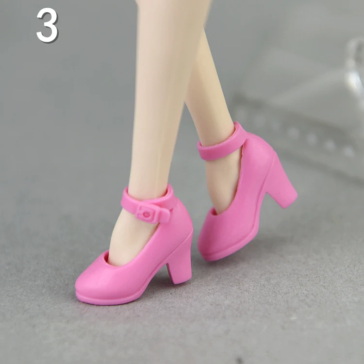 30cm doll shoes / white green red pink black High heel shoes for 1/6 blythe xinyi BJD BB licca doll / doll accessories