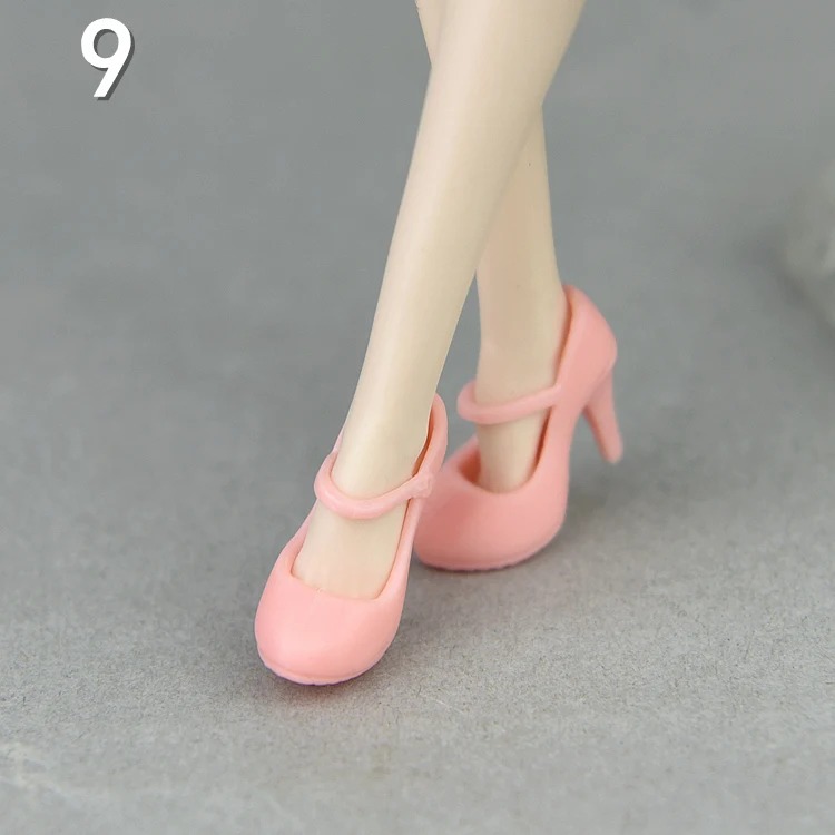 30cm doll shoes / white green red pink black High heel shoes for 1/6 blythe xinyi BJD BB licca doll / doll accessories