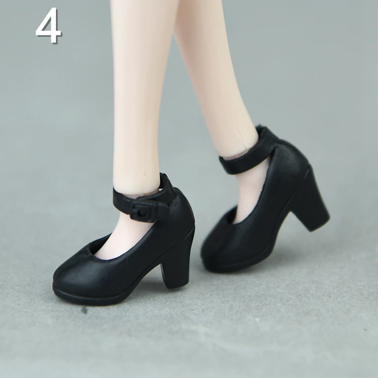 30cm doll shoes / white green red pink black High heel shoes for 1/6 blythe xinyi BJD BB licca doll / doll accessories
