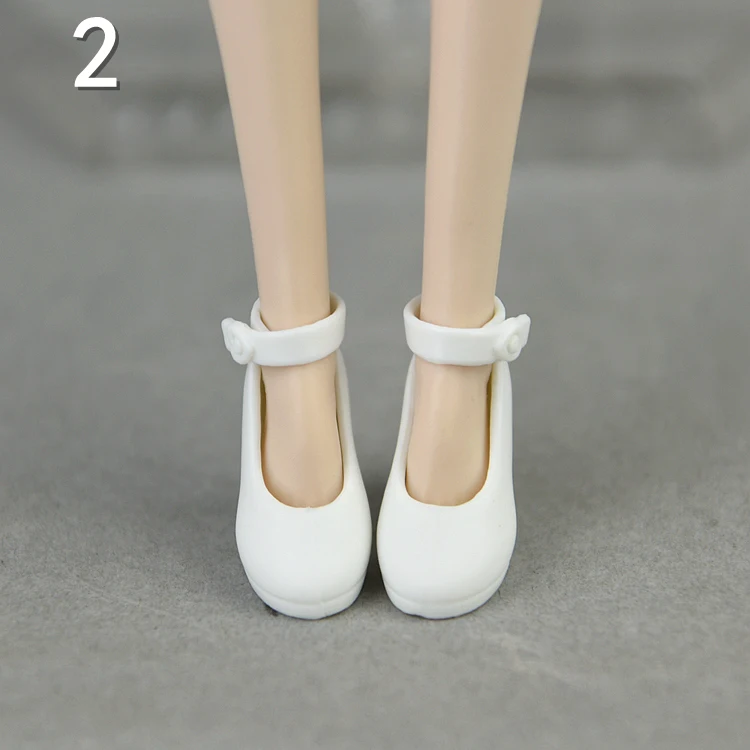 30cm doll shoes / white green red pink black High heel shoes for 1/6 blythe xinyi BJD BB licca doll / doll accessories