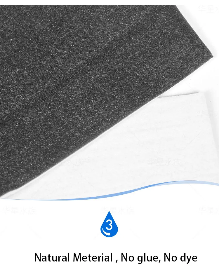 NEW Aquarium Filter Media Activated Carbon Fish Tank Filter Sponge High-density Cotton Biochemical Cotton Water Purification