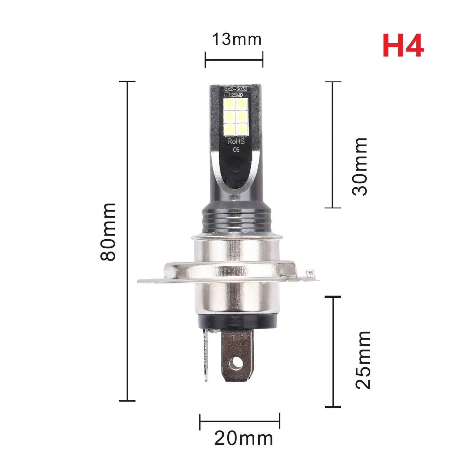 2Pcs H11 H8 H4 H7 H1 H16 H3 H10 9005 HB3 9006 HB4 LED Car Fog Lights 6000K Headlight Bulbs 3000K 12000K 4300K Auto Fog Lamp