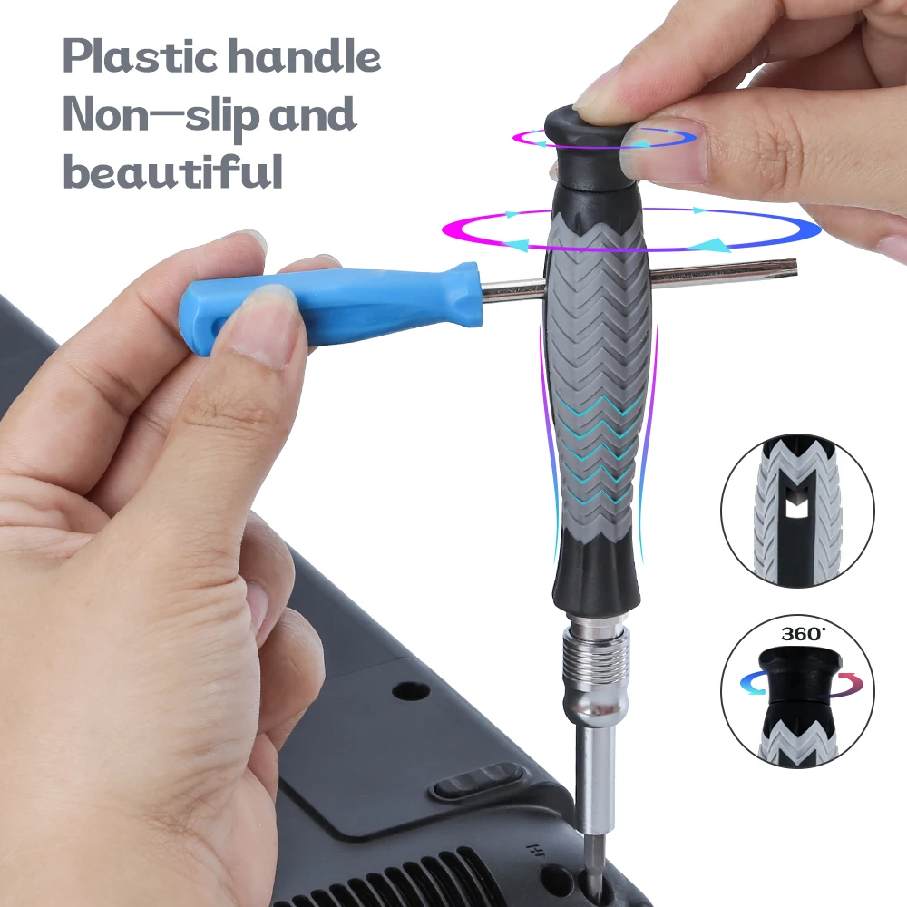 Precision Screwdriver Set 126 in 1 Manual Hand Tool Kit Magnetic Mini Small Bit for Xiaomi Mobile Cellphone Repair Home PC Watch