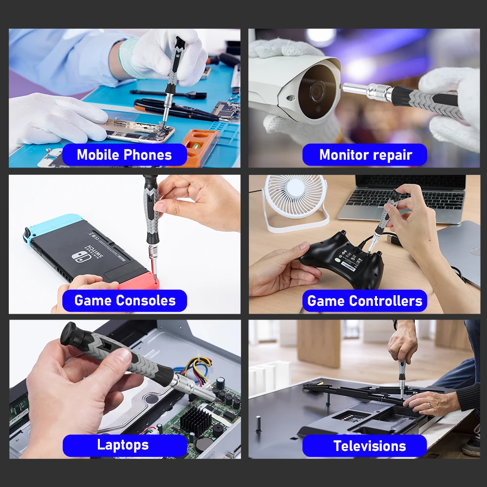 Precision Screwdriver Set 126 in 1 Manual Hand Tool Kit Magnetic Mini Small Bit for Xiaomi Mobile Cellphone Repair Home PC Watch