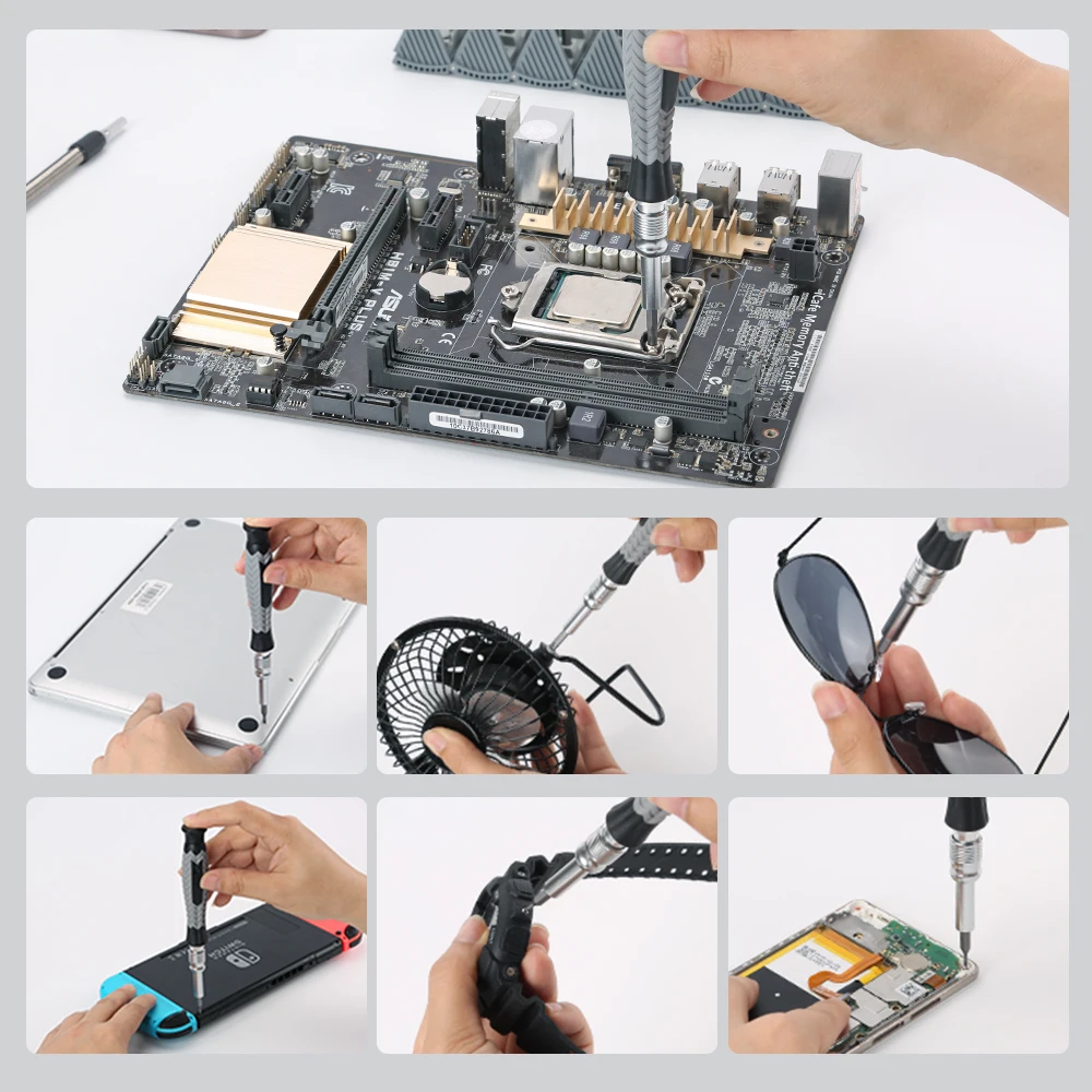 Precision Screwdriver Set 126 in 1 Manual Hand Tool Kit Magnetic Mini Small Bit for Xiaomi Mobile Cellphone Repair Home PC Watch