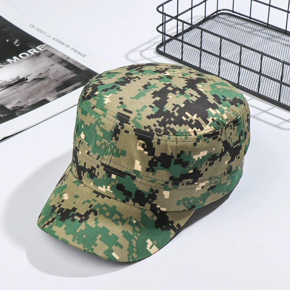 Unisex Cotton Men Cap Spring Summer Beach Outdoor Street Street Cool Church Sunhat Flat Top Hat With Red Star Dropshipping