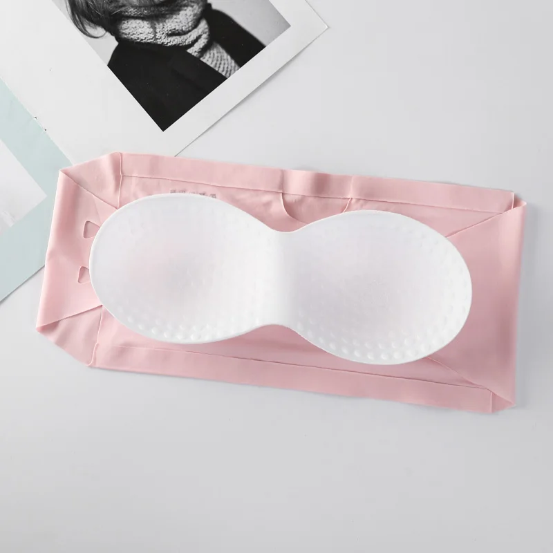 Women's One Piece Seamless Strapless Bandeau Bra Wireless Invisible Tube Top Ladies Comfort Backless Daily Wear Sexy Underwear