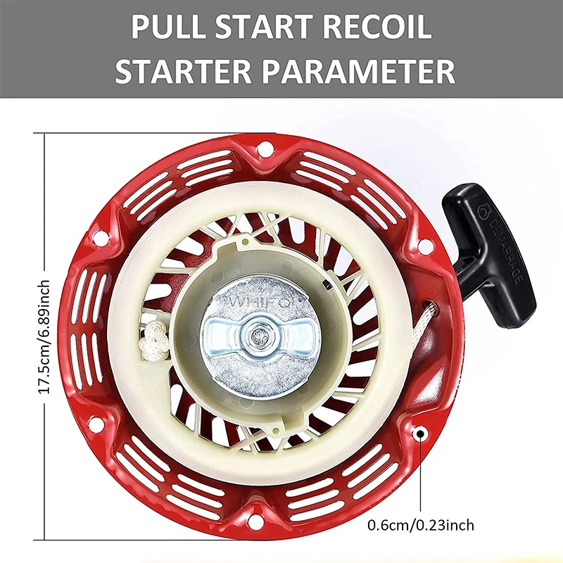 LUSQI GX160 Recoil Starter For Honda 168F 170F GX120 GX140 GX200 163CC 196CC Engine Go Kart Pit Bike Generator Lawn Mower