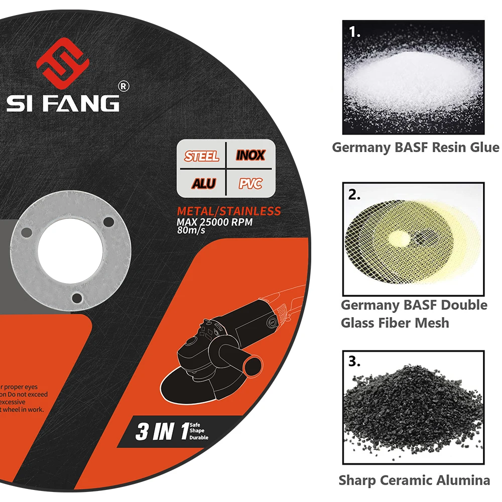 3-50Pcs 75mm Resin Cutting Disc Cut Off Wheel Angle Grinder Disc Slice Fiber Reinforced for Metal Stainless Steel