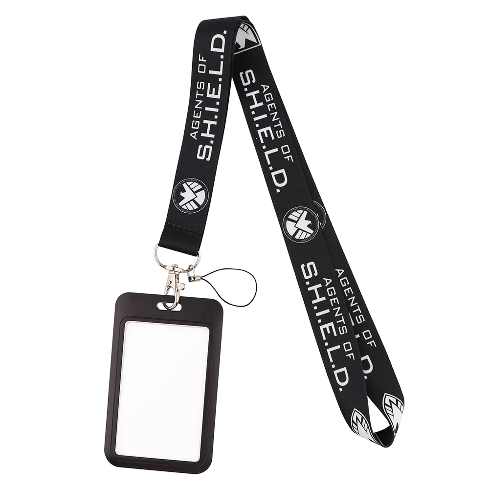 Ransitute R2751 Movie Fashion Lanyards ID Badge Holder Bus Pass Case Cover Slip Bank Credit Card Holder Strap Cardholder