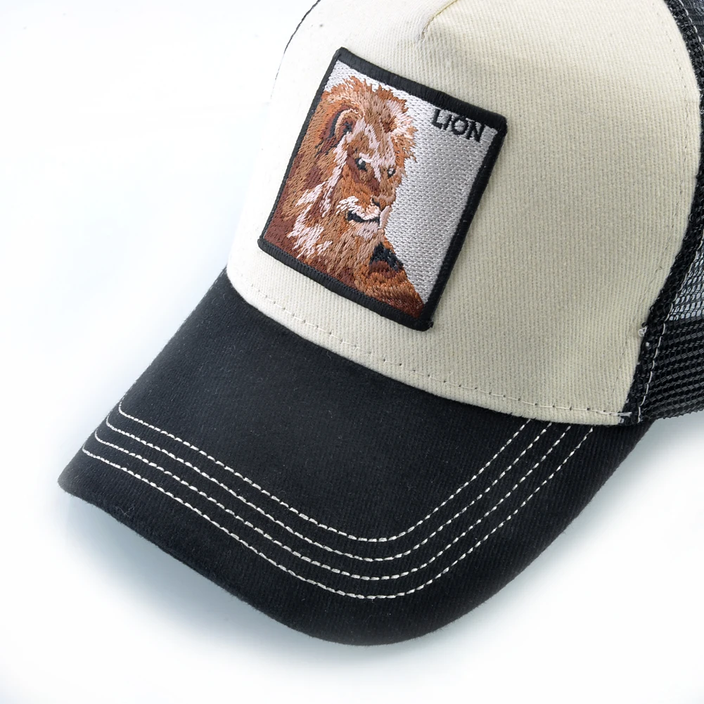 Hip Hop Baseball Cap With Lion Embroidery Patch Snapback Streetwear Trucker Caps Men Women Drake Baseball Hats Four Season Hat