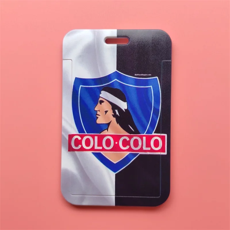 Chile Football Team Card Holder Neck Strap Keychain Bus Card Case Lanyard Men Visit Door Identity Badge Holders Students Gift