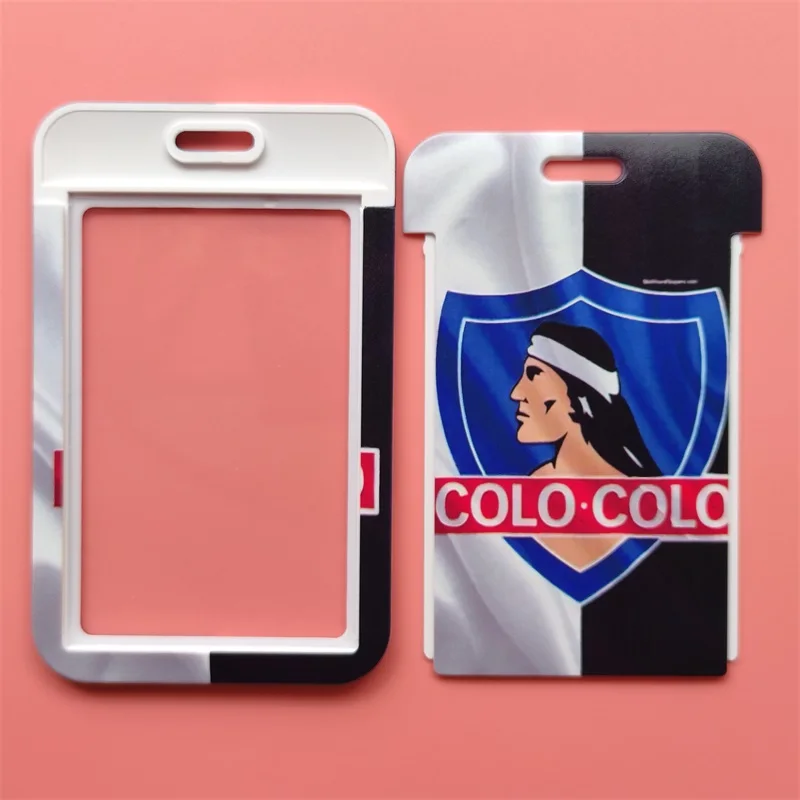 Chile Football Team Card Holder Neck Strap Keychain Bus Card Case Lanyard Men Visit Door Identity Badge Holders Students Gift