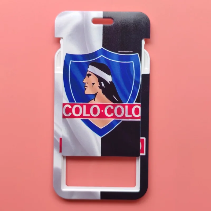 Chile Football Team Card Holder Neck Strap Keychain Bus Card Case Lanyard Men Visit Door Identity Badge Holders Students Gift