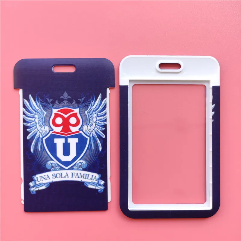 Chile Football Team Card Holder Neck Strap Keychain Bus Card Case Lanyard Men Visit Door Identity Badge Holders Students Gift