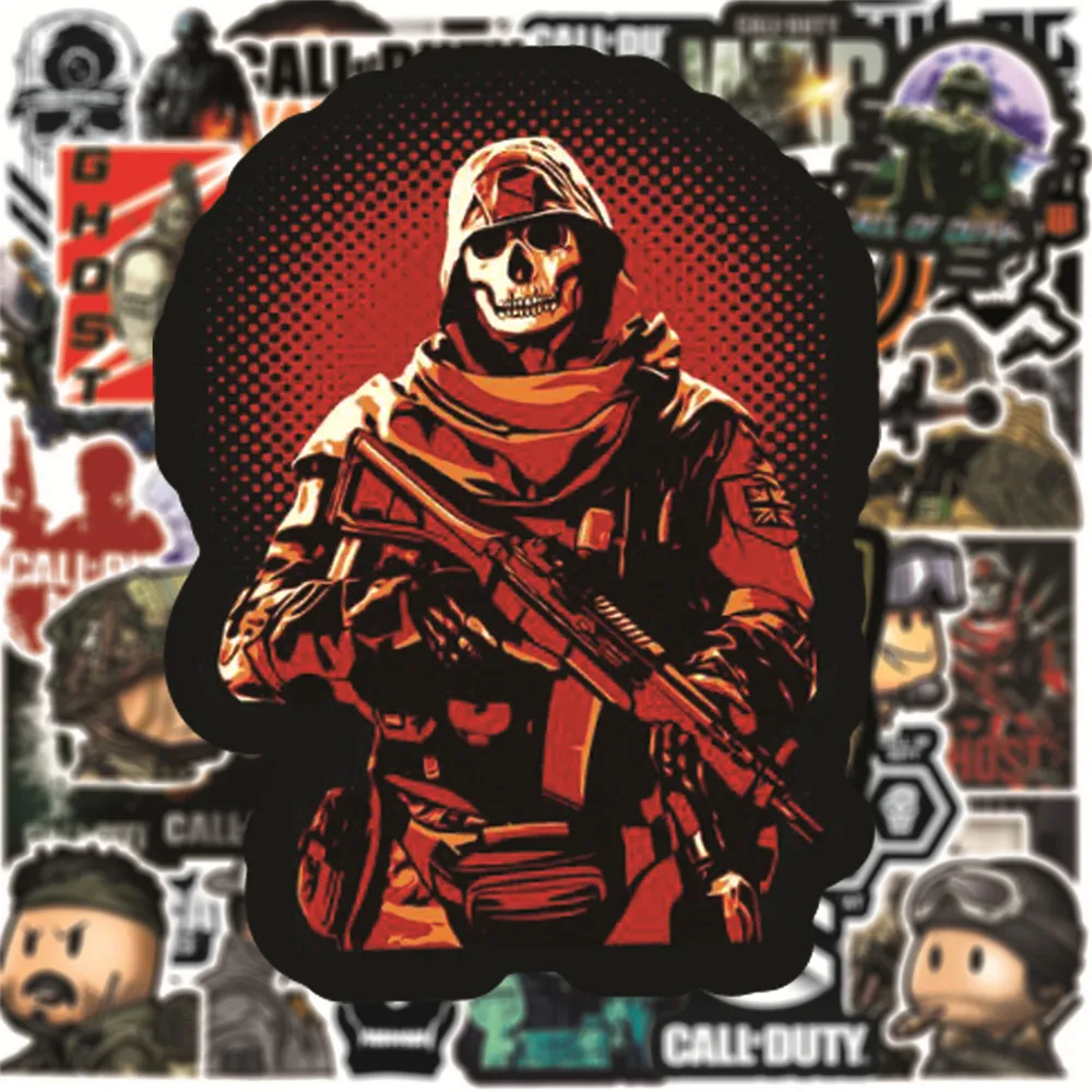 10/30/50/100pcs Call Of Duty Games Pieces Of Graffiti Stickers Waterproof Computer Water Cup Case Kids Toys Decal Sticker