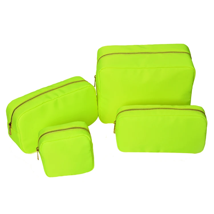 24-Color Nylon Waterproof Makeup Bag with S/M/L/XL Sizes Large Capacity Ladies Cosmetic Storage Bag for Outdoor Travel Toiletry