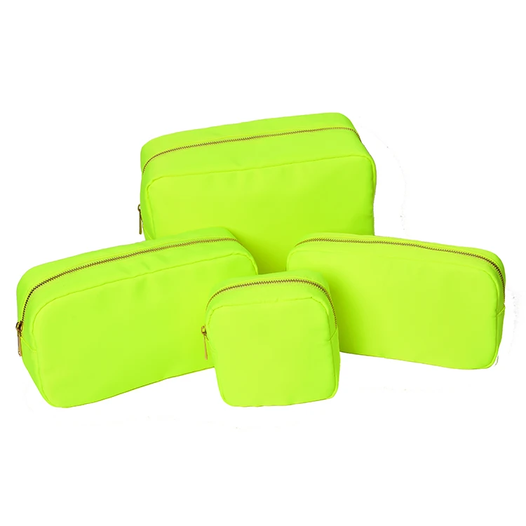 24-Color Nylon Waterproof Makeup Bag with S/M/L/XL Sizes Large Capacity Ladies Cosmetic Storage Bag for Outdoor Travel Toiletry