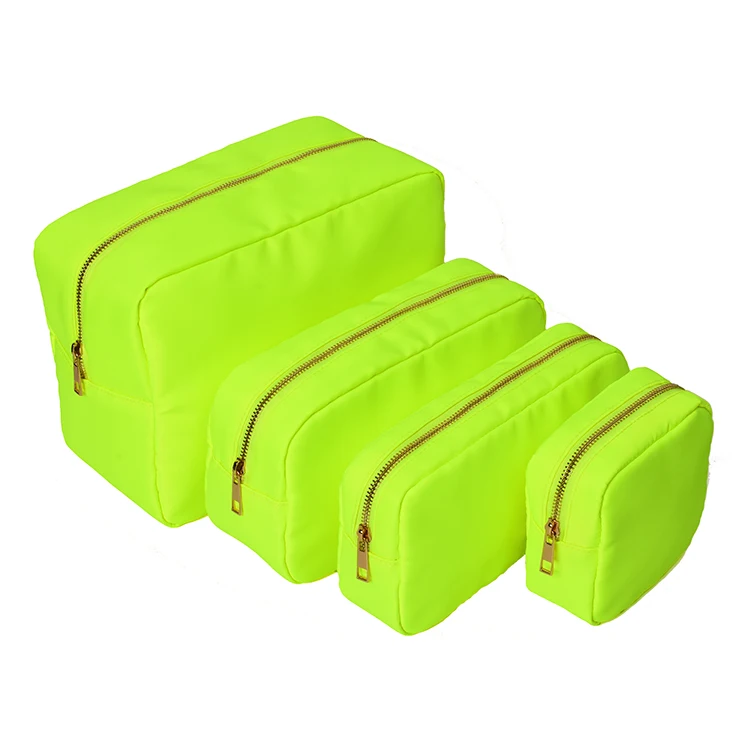 24-Color Nylon Waterproof Makeup Bag with S/M/L/XL Sizes Large Capacity Ladies Cosmetic Storage Bag for Outdoor Travel Toiletry