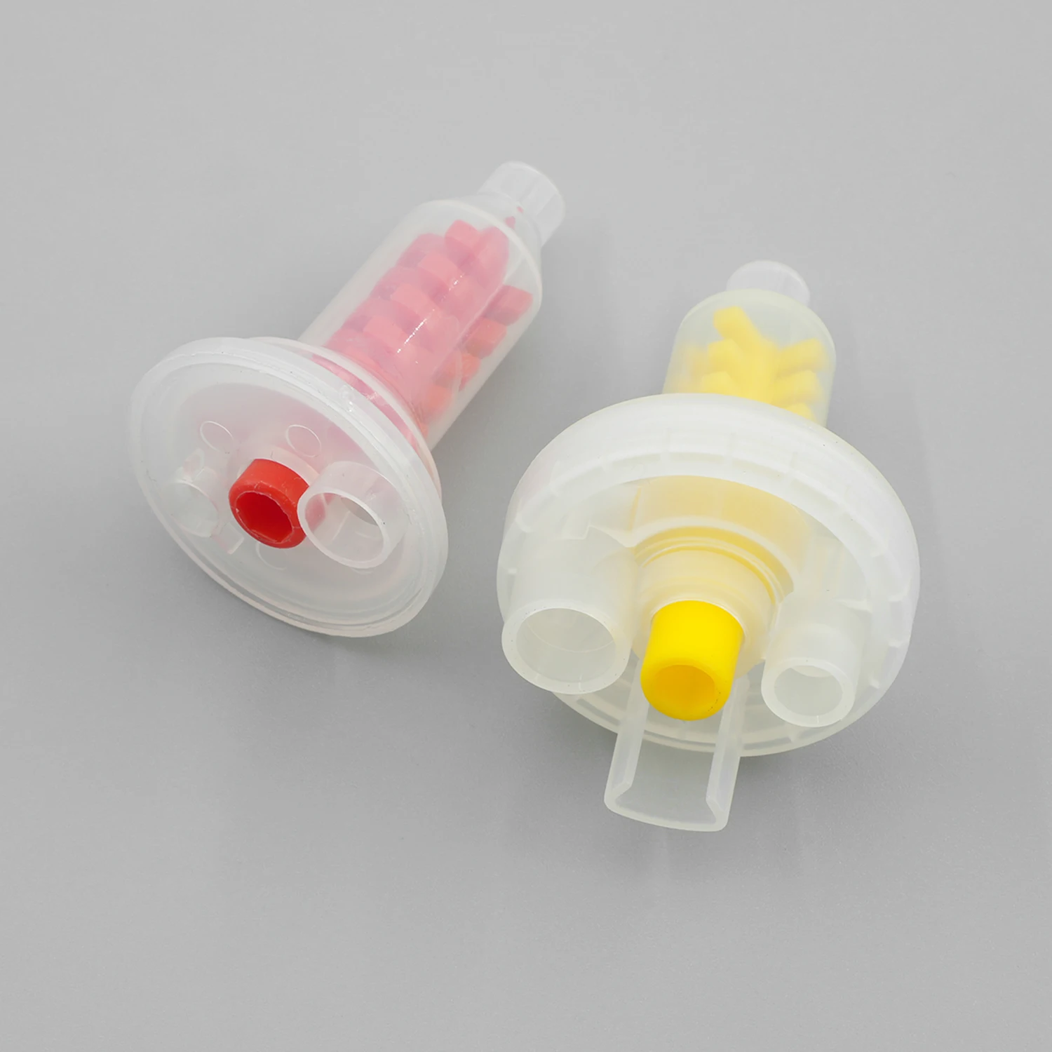 50pcs/Lot Dental Mixing Tips Impression Materials Lab Denture Laboratory Color Tubes Disposable Silicone Rubber