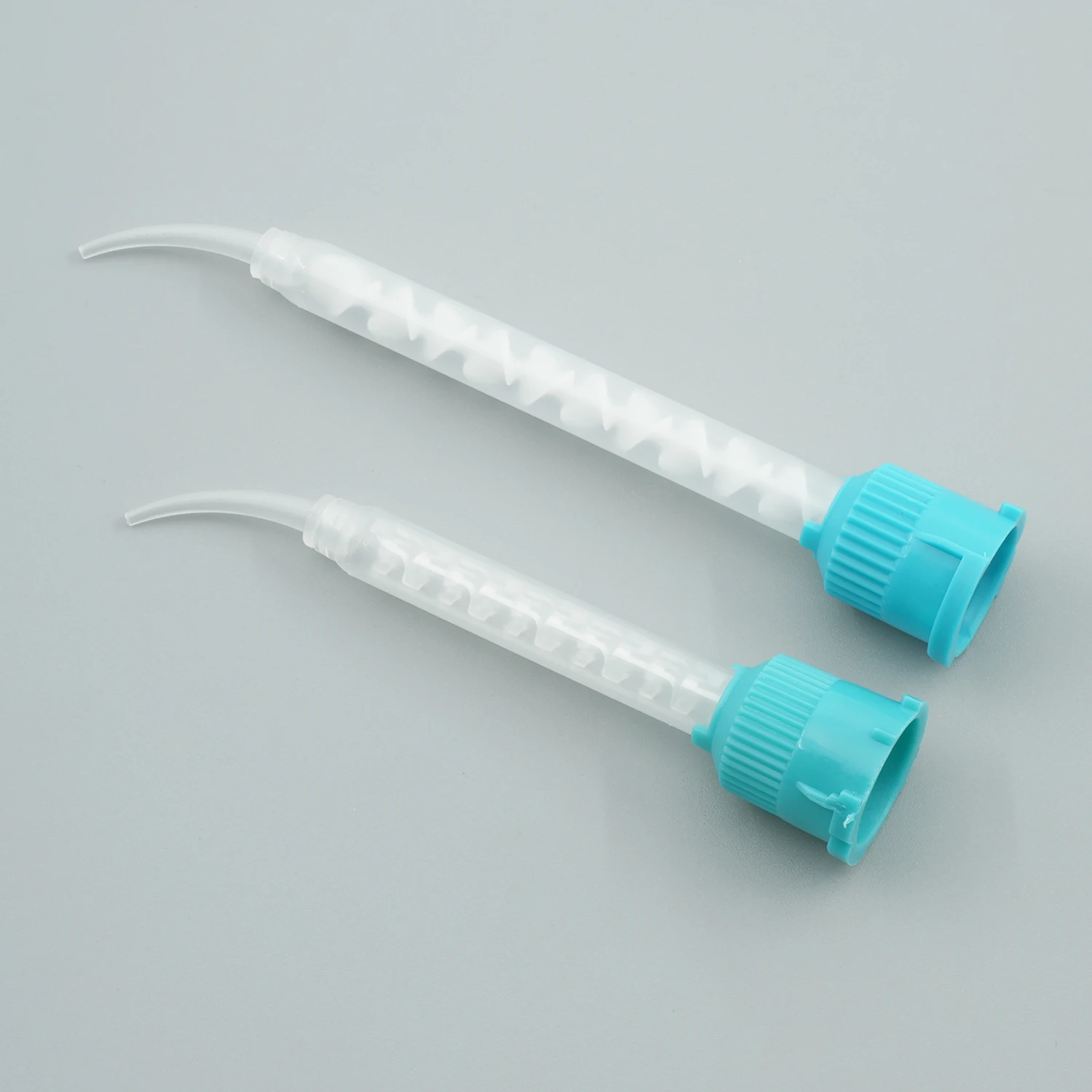 50pcs/Lot Dental Mixing Tips Impression Materials Lab Denture Laboratory Color Tubes Disposable Silicone Rubber