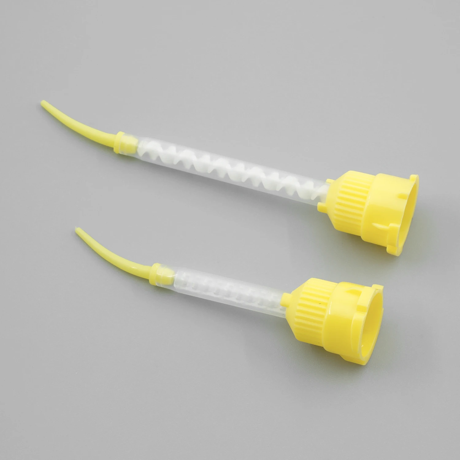 50pcs/Lot Dental Mixing Tips Impression Materials Lab Denture Laboratory Color Tubes Disposable Silicone Rubber