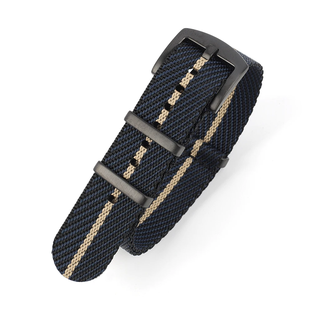Nylon Watch Strap 20mm 22mm Stripe Watchband Replacement Watch Band Military Wristband Accessories For T-udor Watch Straps
